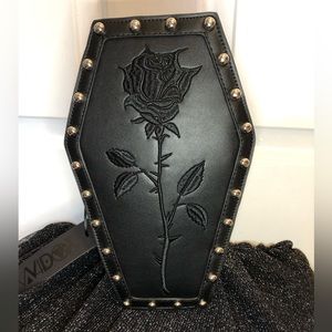 Black Coffin Back Bag